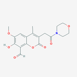 Chemical structure of MKC8866 (IRE-1α inhibitor 1)