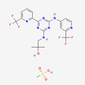 Chemical structure of Enasidenib Mesylate