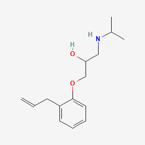 Chemical structure of Alprenolol