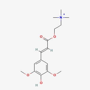 Chemical structure of Sinapine