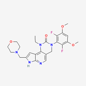 Chemical structure of Pemigatinib