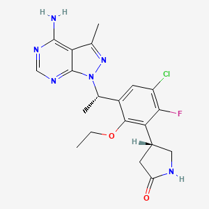 Chemical structure of Parsaclisib