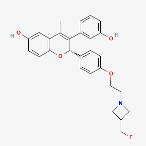 Chemical structure of GDC-0927 (SRN-927)