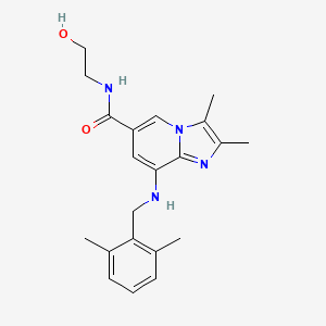 Chemical structure of Linaprazan