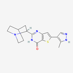 Chemical structure of Simurosertib