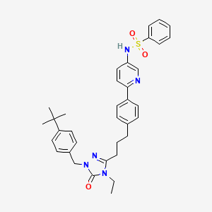 Chemical structure of NXT629