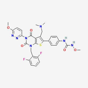 Chemical structure of Relugolix