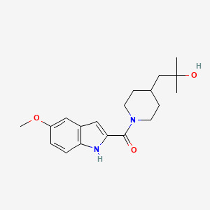 Chemical structure of ASP-9521