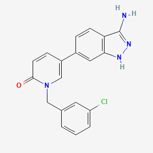 Chemical structure of SLV-2436 (SEL201-88)