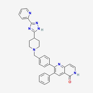 Chemical structure of Akt1 and Akt2-IN-1