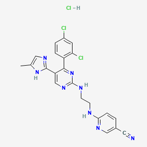 Chemical structure of Laduviglusib hydrochloride