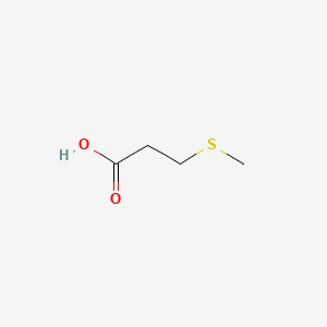 Chemical structure of 3-(Methylthio)propanoic acid