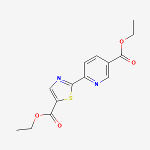 Chemical structure of Diethyl-pythiDC
