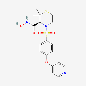 Chemical structure of Prinomastat
