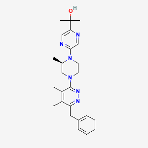 Chemical structure of Nvp-leq-506