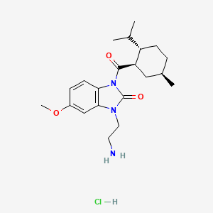 Chemical structure of D-3263 hydrochloride