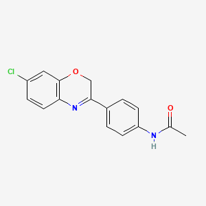 Chemical structure of QX77