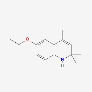 Chemical structure of Ethoxyquin