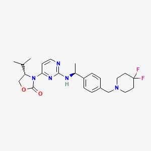 Chemical structure of Mutant IDH1-IN-2