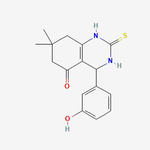 Chemical structure of Dimethylenastron