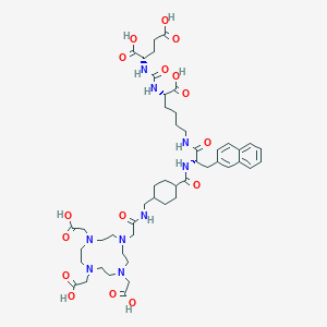 Chemical structure of Vipivotide tetraxetan