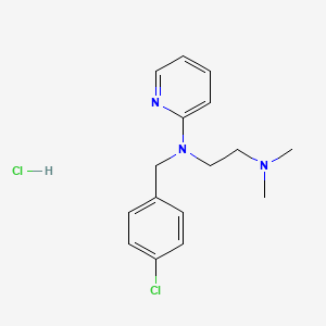 Chemical structure of Chloropyramine hydrochloride