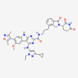 Chemical structure of PROTAC BET degrader-2