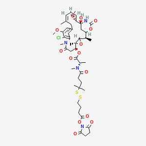 Chemical structure of SPDB-DM4