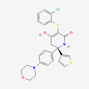 Chemical structure of (S)-GNE-140
