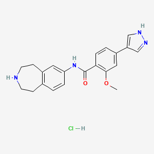 Chemical structure of JNJ-47117096 hydrochloride