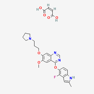 Chemical structure of Cediranib Maleate
