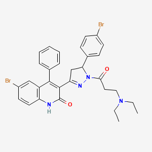 Chemical structure of CCT020312