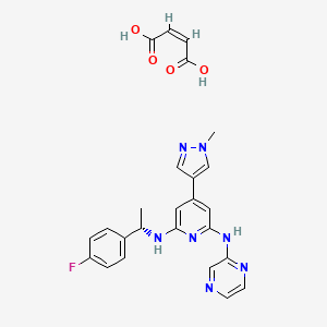 Chemical structure of NS-018 maleate