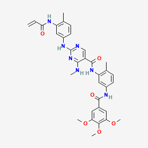 Chemical structure of CHMFL-BMX-078 (CHMFL-BMX 078)