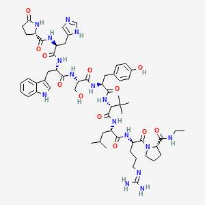 Chemical structure of Lecirelin