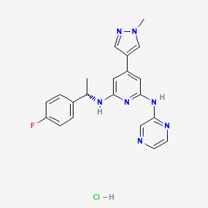 Chemical structure of Ilginatinib hydrochloride