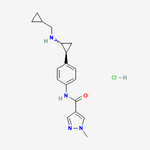 Chemical structure of T-3775440 hydrochloride