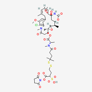 Chemical structure of sulfo-SPDB-DM4