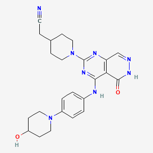 Chemical structure of Gusacitinib