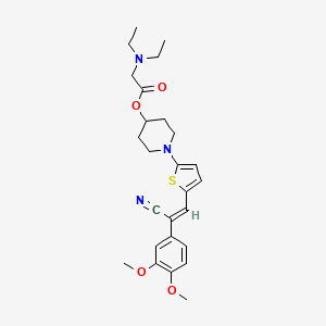 Chemical structure of YHO-13351 free base
