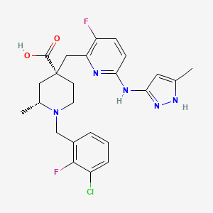 Chemical structure of LY3295668 (AK-01)