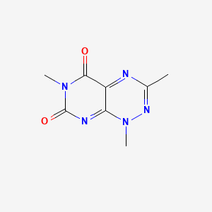 Chemical structure of 3-Methyltoxoflavin
