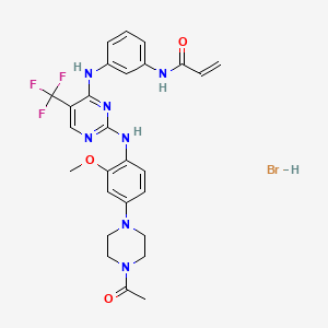 Chemical structure of Rociletinib hydrobromide