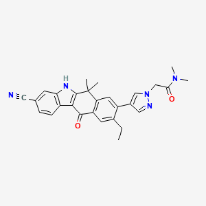 Chemical structure of JH-VIII-157-02