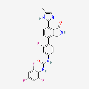 Chemical structure of Luxeptinib