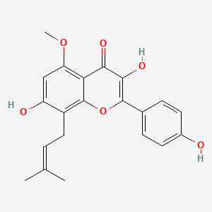 Chemical structure of Sophoflavescenol