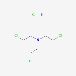 Chemical structure of Tris(2-chloroethyl)amine hydrochloride