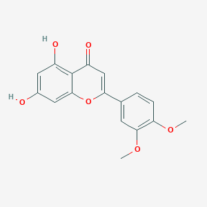 Chemical structure of 4'-Methylchrysoeriol
