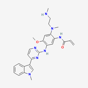 Chemical structure of AZ7550