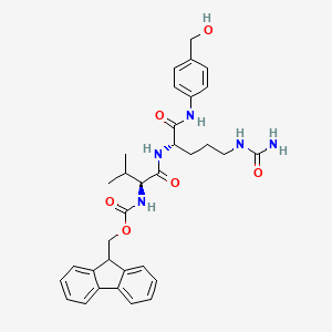 Chemical structure of Fmoc-Val-Cit-PAB